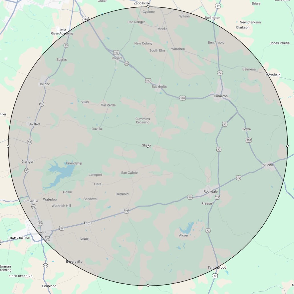 area map
